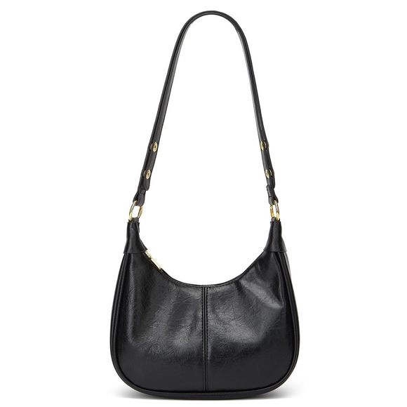 Slouchy Pu Leather Crescent Hobo Bags Trendy Mini Shoulder Bag C :3 - Picture 1 of 7